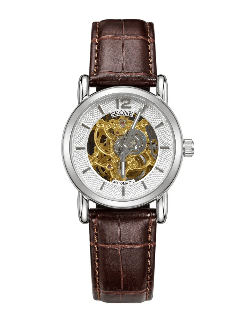 SKONE Skeleton Automatic Watch