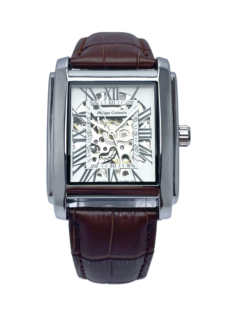 Philippe Constantin Rectangular Skeleton Automatic Watch