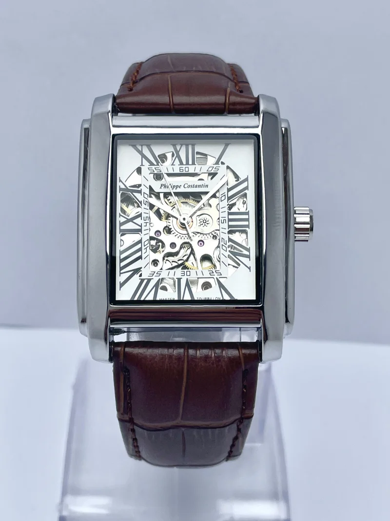 Philippe Constantin Rectangular Skeleton Automatic Watch