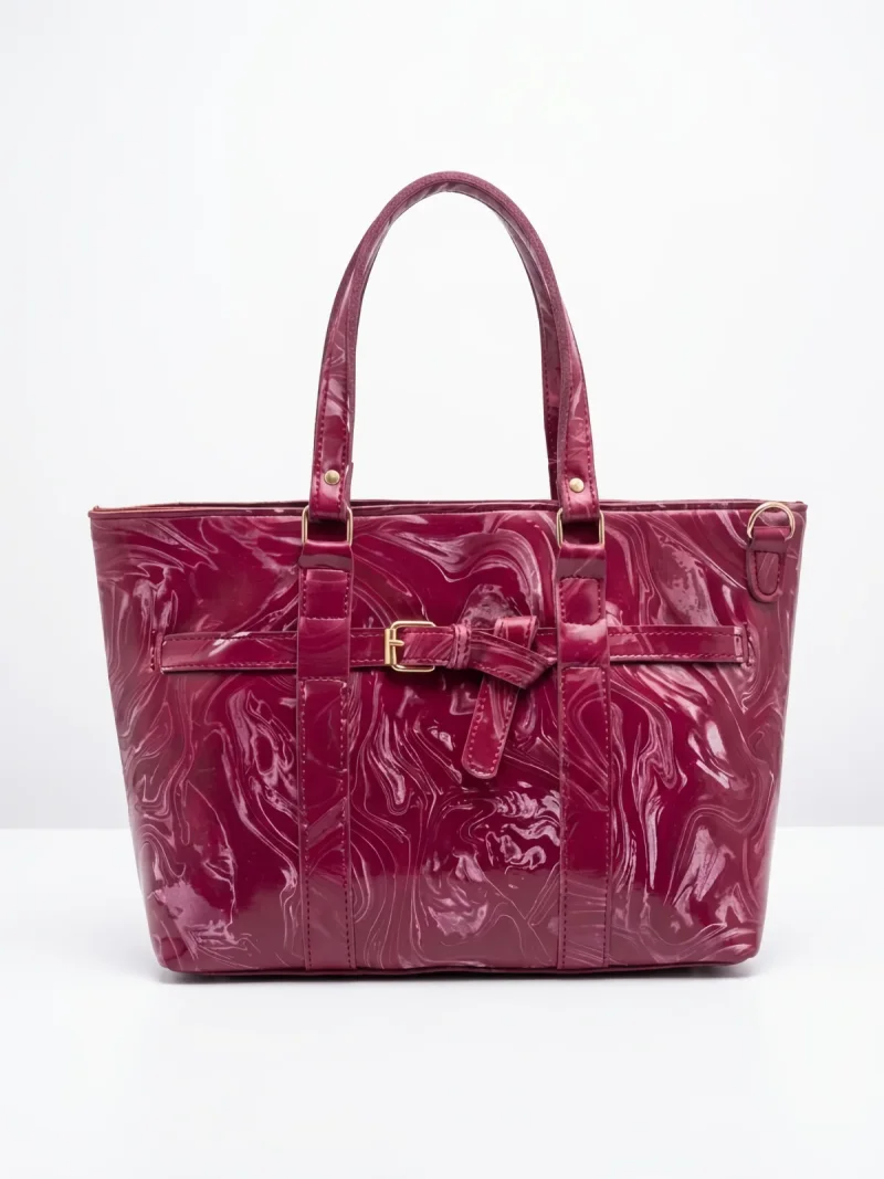 Marble Bow Tote