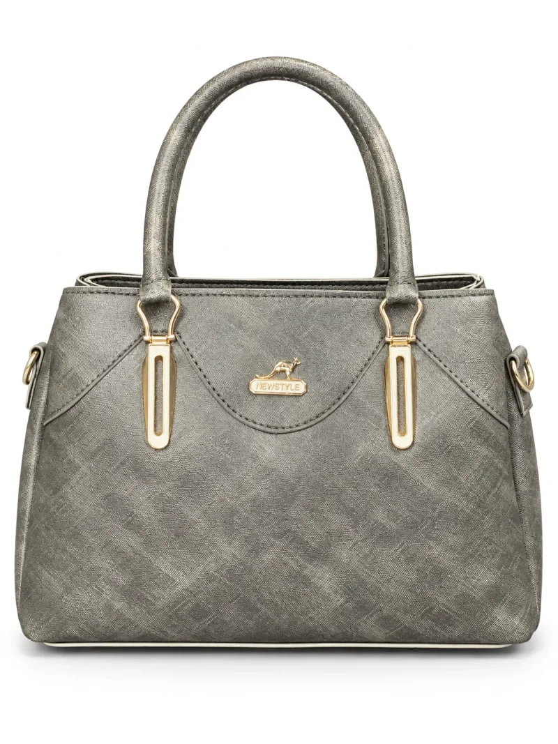 Pewter Shimmer Satchel