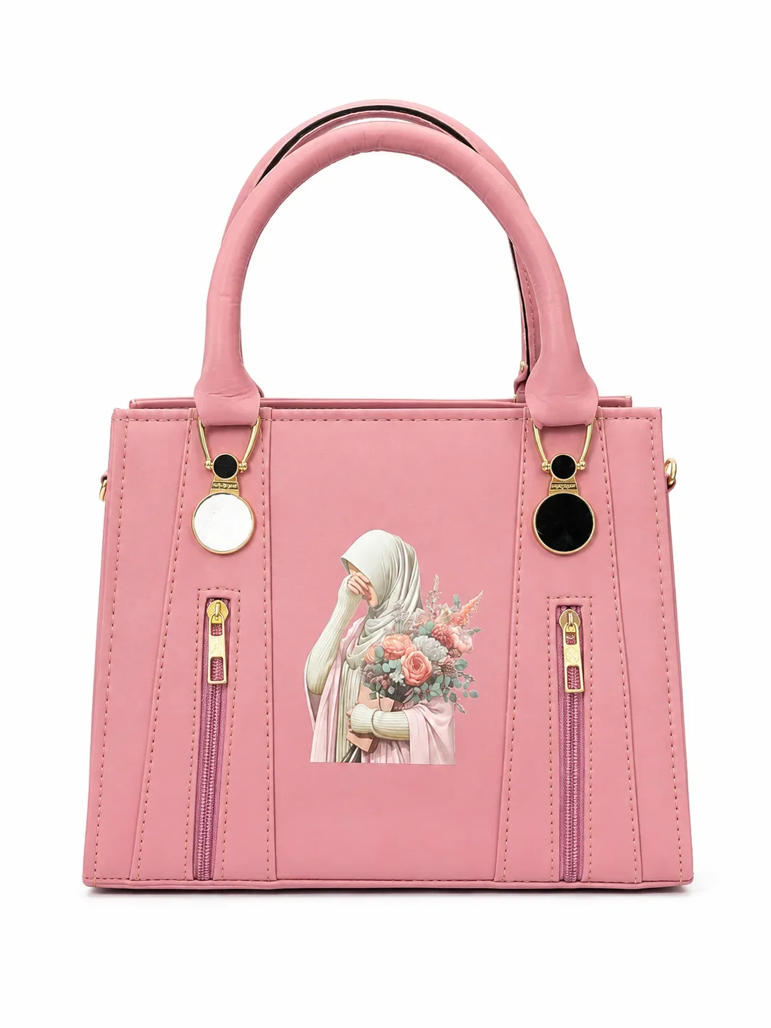 Blush Art Print Handbag